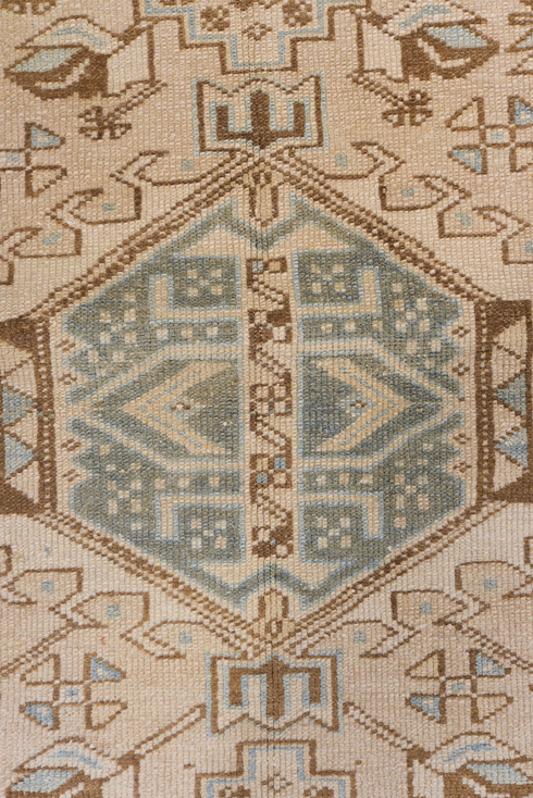 Antique Heriz Runner Rug (3' x 14')